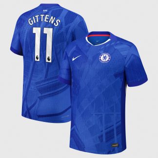 Chelsea Nike Dri-FIT ADV Home Match Shirt 2025-26 - Kids with Gittens 11 printing