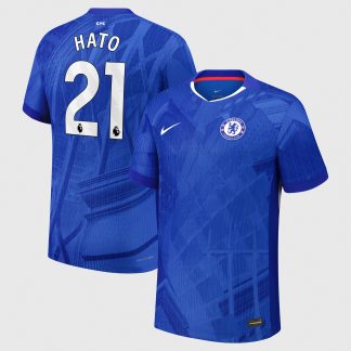 Chelsea Nike Dri-FIT ADV Home Match Shirt 2025-26 - Kids with Hato 21 printing