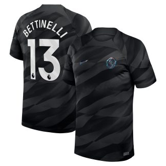 Chelsea Nike Goalkeeper Stadium Shirt 2023-24 with Bettinelli 13 printing