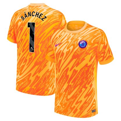 Chelsea Nike Goalkeeper Stadium Shirt 2024-25 with Sánchez 1 printing