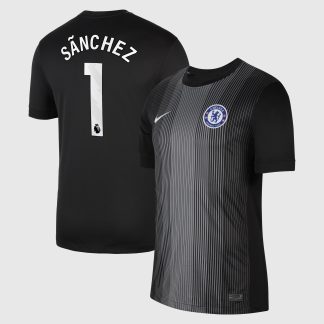 Chelsea Nike Goalkeeper Stadium Shirt 2025-26 - Kids with Sãnchez 1 printing