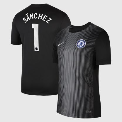 Chelsea Nike Goalkeeper Stadium Shirt 2025-26 - Kids with Sãnchez 1 printing