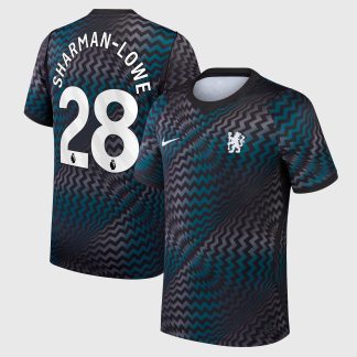Chelsea Nike Goalkeeper Stadium Shirt 2026-27 with Sharman-Lowe 28 printing