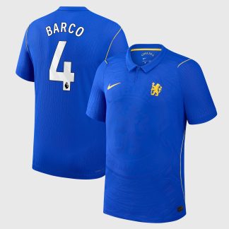Chelsea Nike Home Aero-FIT Match Shirt 2026-27 - Kids with Barco 4 printing