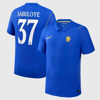Chelsea Nike Home Aero-FIT Match Shirt 2026-27 - Kids with Sabuloye 37 printing