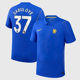 Chelsea Nike Home Aero-FIT Match Shirt 2026-27 - Kids with Sabuloye 37 printing