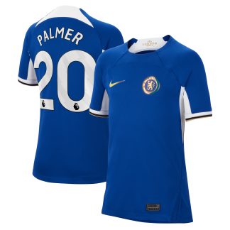 Chelsea Nike Home Stadium Shirt 2023-24 - Kids -With Palmer 20 Printing