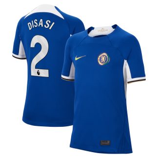 Chelsea Nike Home Stadium Shirt 2023-24 - Kids with Disasi 2 printing