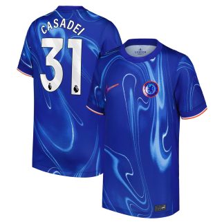 Chelsea Nike Home Stadium Shirt 2024-25 - Kids with Casadei 31 printing