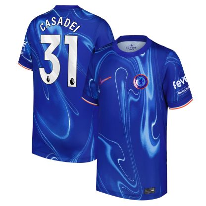 Chelsea Nike Home Stadium Shirt 2024-25 - Kids with Casadei 31 printing