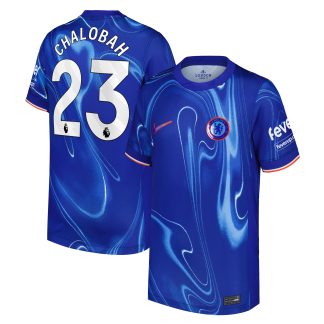 Chelsea Nike Home Stadium Shirt 2024-25 - Kids with Chalobah 23 printing