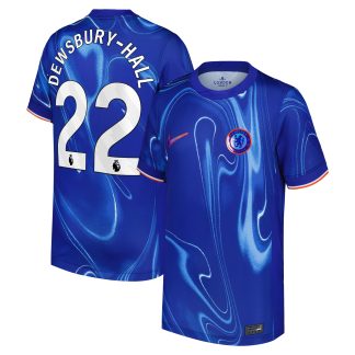 Chelsea Nike Home Stadium Shirt 2024-25 - Kids with Dewsbury-Hall 22 printing