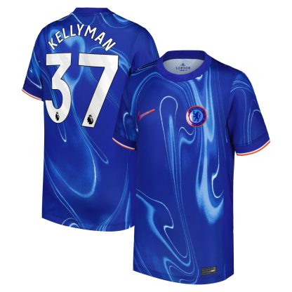 Chelsea Nike Home Stadium Shirt 2024-25 - Kids with Kellyman 37 printing