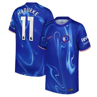 Chelsea Nike Home Stadium Shirt 2024-25 - Kids with Madueke 11 printing