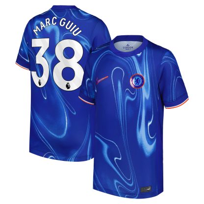 Chelsea Nike Home Stadium Shirt 2024-25 - Kids with Marc Guiu 38 printing