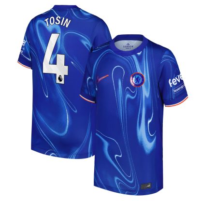 Chelsea Nike Home Stadium Shirt 2024-25 - Kids with Tosin 4 printing