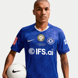 Chelsea Nike Home Stadium Shirt 2025-26 - FA Cup Final Embellishment