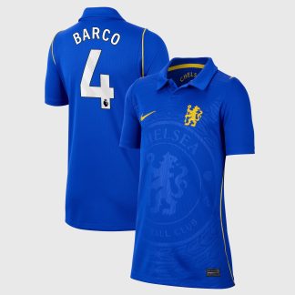 Chelsea Nike Home Stadium Shirt 2026-27 - Kids with Barco 4 printing