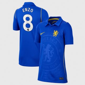 Chelsea Nike Home Stadium Shirt 2026-27 - Kids with Enzo 8 printing