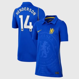 Chelsea Nike Home Stadium Shirt 2026-27 - Kids with Henderson 14 printing
