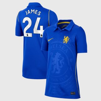 Chelsea Nike Home Stadium Shirt 2026-27 - Kids with James 24 printing