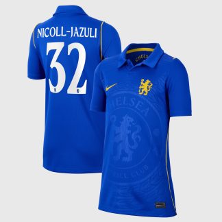 Chelsea Nike Home Stadium Shirt 2026-27 - Kids with Nicoll-Jazuli 32 printing