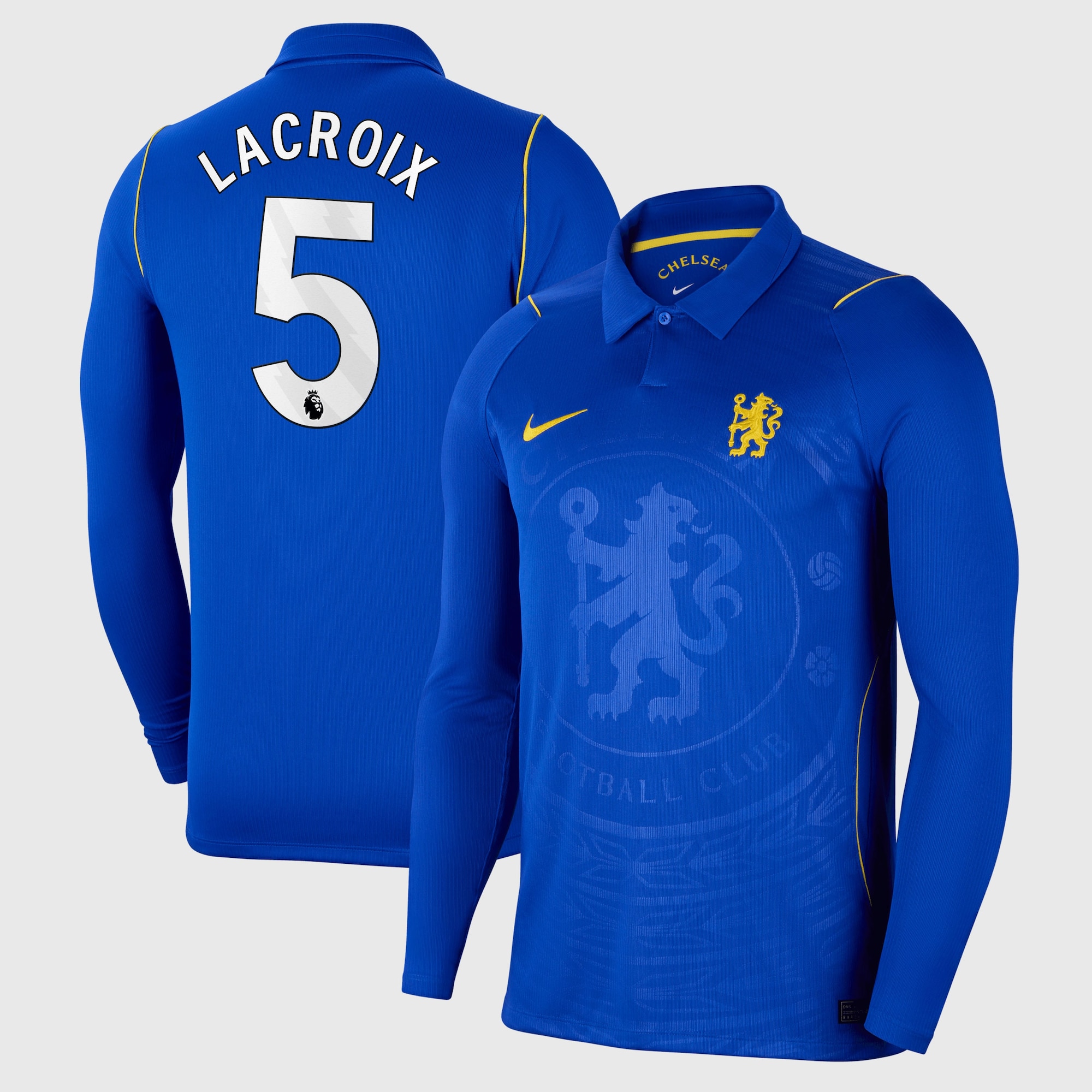 Chelsea Nike Home Stadium Shirt 2026-27 - Long Sleeve - Kids with Lacroix 5 printing