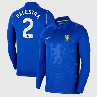 Chelsea Nike Home Stadium Shirt 2026-27 - Long Sleeve - Kids with Palestra 2 printing