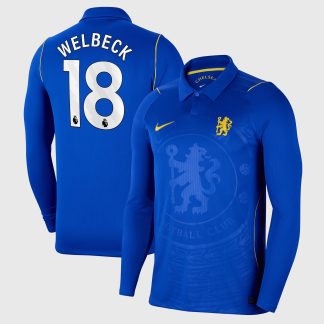 Chelsea Nike Home Stadium Shirt 2026-27 - Long Sleeve - Kids with Welbeck 18 printing