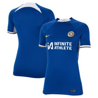 Chelsea Nike Home Stadium Sponsored Shirt 2023-24 - Womens