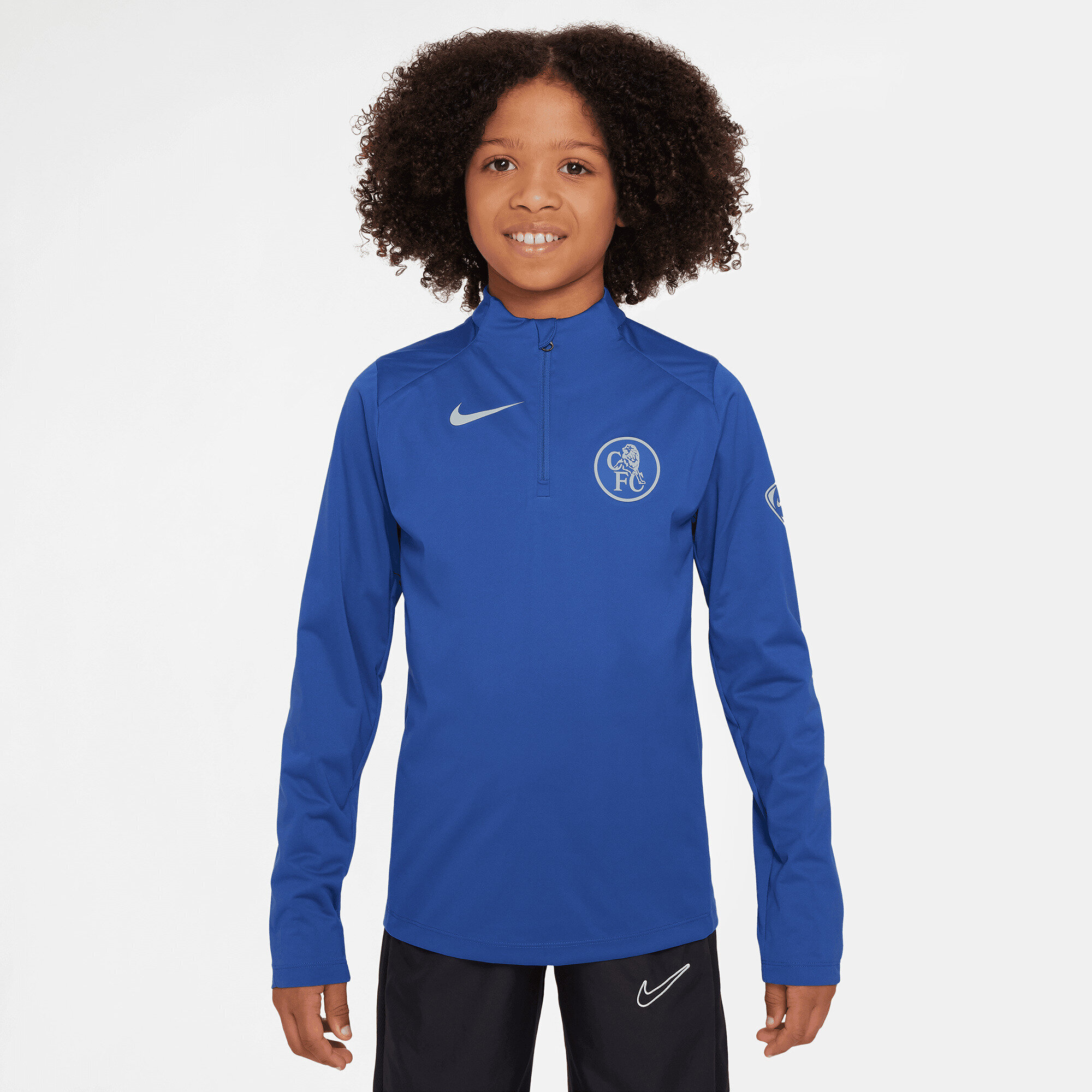 Chelsea Nike Storm-Fit Training Drill Top - Blue - Kids