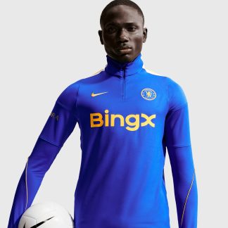 Chelsea Nike Strike Training Drill Top - Bright Blue