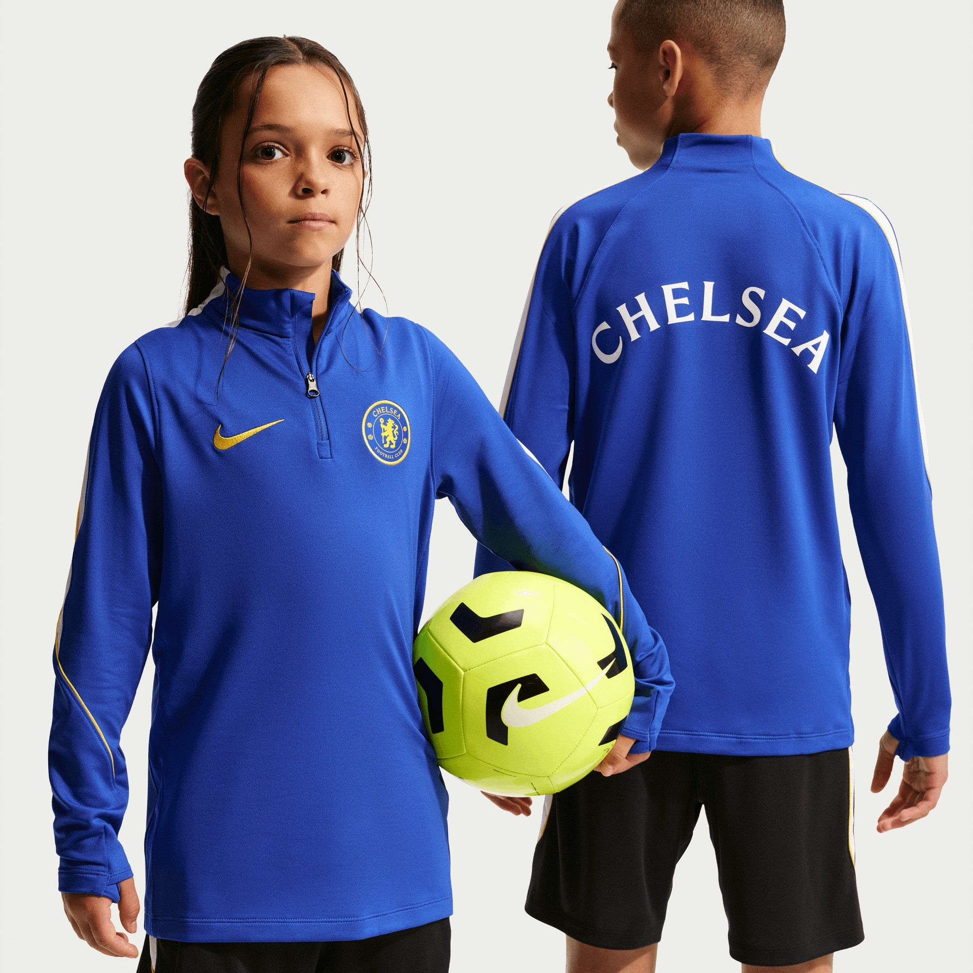 Chelsea Nike Strike Training Drill Top - Bright Blue - Kids