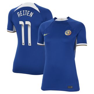 Chelsea Nike WSL Home Stadium Shirt 2023-24 - Womens with Reiten 11 printing