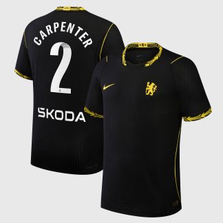 Chelsea WSL Nike Aero-FIT Away Match Shirt 2026-27 with Carpenter 2 printing
