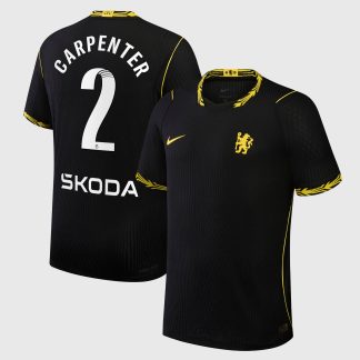 Chelsea WSL Nike Aero-FIT Away Match Shirt 2026-27 with Carpenter 2 printing