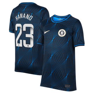 Chelsea WSL Nike Away Stadium Shirt 2023-24 - Kids - Maika Hamano 23