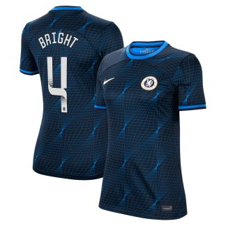 Chelsea WSL Nike Away Stadium Shirt 2023-24 - Womens with Bright 4 printing
