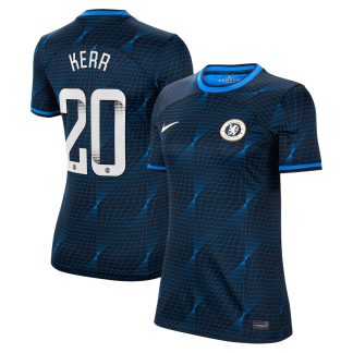Chelsea WSL Nike Away Stadium Shirt 2023-24 - Womens with Kerr 20 printing