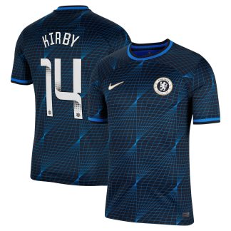 Chelsea WSL Nike Away Stadium Shirt 2023-24 with Kirby 14 printing