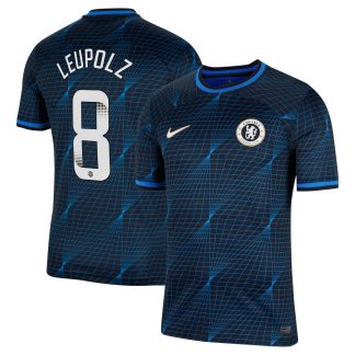 Chelsea WSL Nike Away Stadium Shirt 2023-24 with Leupolz 8 printing