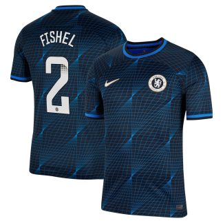 Chelsea WSL Nike Away Stadium Shirt 2023-24 with Nüsken 6 printing