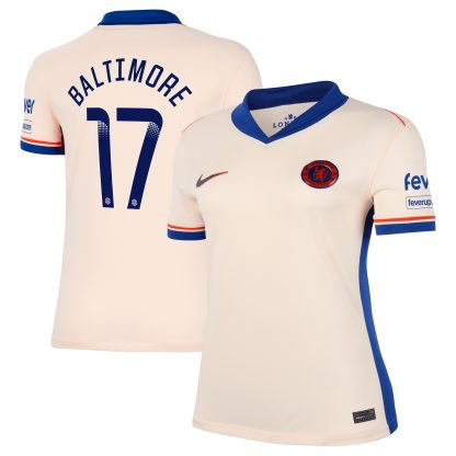 Chelsea WSL Nike Away Stadium Shirt 2024-25 - Womens with Baltimore 17 printing