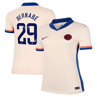 Chelsea WSL Nike Away Stadium Shirt 2024-25 - Womens with Bernabé 29 printing