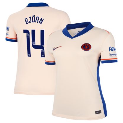 Chelsea WSL Nike Away Stadium Shirt 2024-25 - Womens with Björn 14 printing