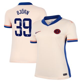 Chelsea WSL Nike Away Stadium Shirt 2024-25 - Womens with Björn 39 printing