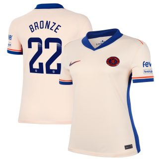 Chelsea WSL Nike Away Stadium Shirt 2024-25 - Womens with Bronze 22 printing