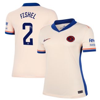 Chelsea WSL Nike Away Stadium Shirt 2024-25 - Womens with Fishel 2 printing