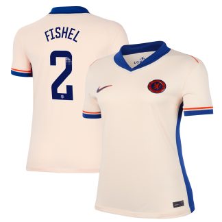 Chelsea WSL Nike Away Stadium Shirt 2024-25 - Womens with Fishel 2 printing