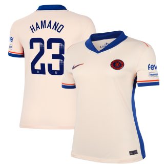 Chelsea WSL Nike Away Stadium Shirt 2024-25 - Womens with Hamano 23 printing